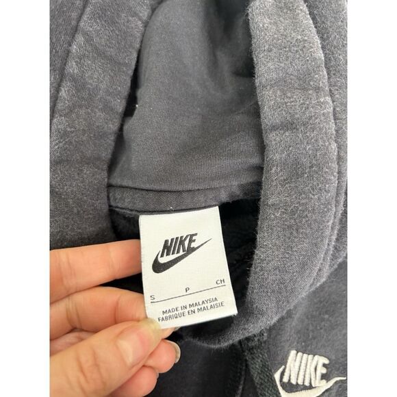 Nike Sportswear Club Fleece Pullover Hoodie Men's Size Small Black - Picture 4 of 10